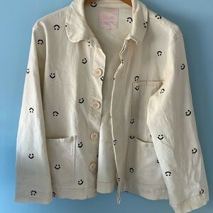 Bando Smiley Face Embroidered Jacket